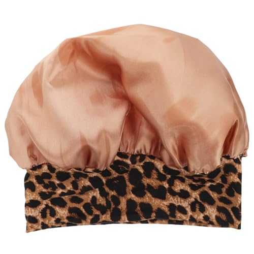 PENIKOKO Satin Schlafmütze Damen Breitkrempiger Haarschutz Nacht Haube Weich Atmungsaktiv Lockenhaube Schlafen Mütze für Frische Frisur Morgens von PENIKOKO