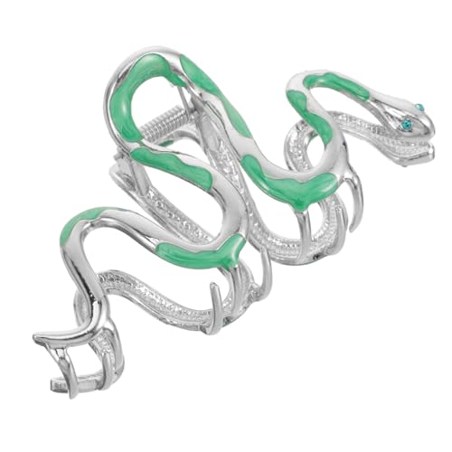 PENIKOKO Schlangenförmige Metall Haarklammer mit Strass Stabiles Design für Mädchen Langlebiger Haarschmuck Vielseitig Einsetzbar für Alltag und Festliche Anlässe von PENIKOKO