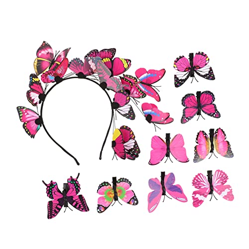 PENIKOKO Schmetterling Haarband Set Teilig Leichtes Damen Haaraccessoire mit Stirnband und Haarklammern Rosa Schmetterlinge Komfortabel für Alltag Partys Garten und Cocktailveranstaltungen PENIKOKO Schmetterling Haarband Set Teilig Leichtes Damen Haaraccessoire mit Stirnband und Haarklammern Rosa Schmetterlinge Komfortabel für Alltag Partys Garten und Cocktailveranstaltungen von PENIKOKO