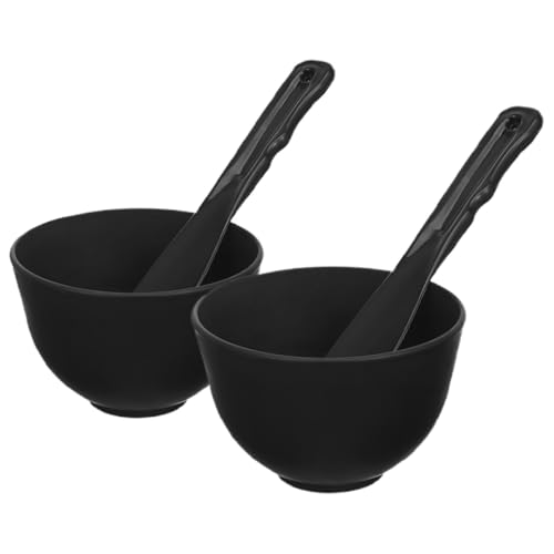 PENIKOKO Silikon Gesichtsmaske Rührschüssel Set mit Spatel Hautfreundliches DIY Facial Mask Tool für Effektive Porentiefe Reinigung und Entspannende Spa behandlung Wiederverwendbar von PENIKOKO