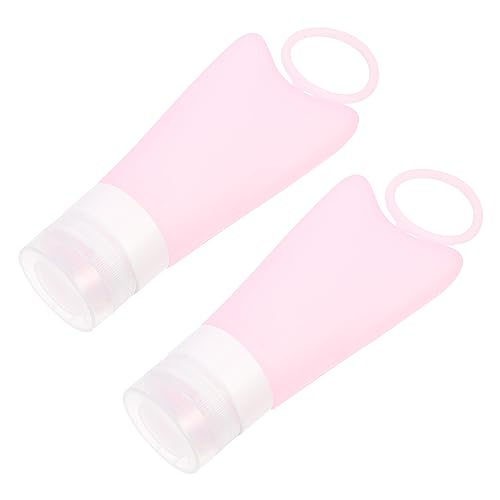 PENIKOKO Silikon Reiseflaschen Set Tragbare Behälter für Duschgel Shampoo und Lotion Umweltfreundliches Material Platzsparendes Design mit Haken für von PENIKOKO