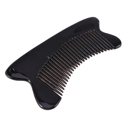 PENIKOKO Statischer Oxhorn Kamm für Empfindliche Kopfhaut Schmale Zähne Langlebiges Massage und Blutkreislaufförderndes Design Tragbar für Sanfte und Stressabbau bei Frauen von PENIKOKO