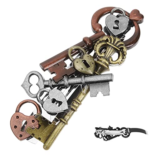 PENIKOKO Steampunk-retro-haarspange Braune Haarspangen Vintage-kopfschmuck Gothic-haar-clip Retro-haarspange Für Mädchen von PENIKOKO