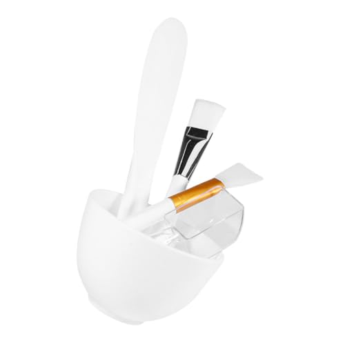 PENIKOKO Teiliges DIY Maskenrührschüssel mit Rührstab Pinsel Löffel Langlebige Beauty Salon Schüssel Weiche Tropf Rührschale für Einfache Anwendung und Komfortables Mischen von PENIKOKO