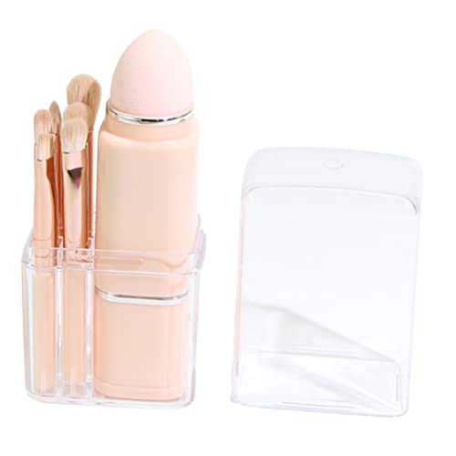 PENIKOKO Teiliges Make Up Pinselset mit Fach Mini Teleskoppinseln und Schwämmchen Vielseitig für Foundation Lidschatten Highlight Tragbar und Leicht zu Reinigen Geeignet für Profi und von PENIKOKO