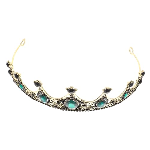 PENIKOKO Tiara Brautkrone Vintage Haarschmuck Barock Hohlraum Design Grün Leichtes Langlebiges Stirnband für Hochzeit Verlobung und Festliche Anlässe PENIKOKO Tiara Brautkrone Vintage Haarschmuck Barock Hohlraum Design Grün Leichtes Langlebiges Stirnband für Hochzeit Verlobung und Festliche Anlässe von PENIKOKO