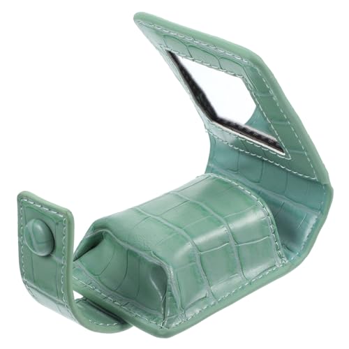 PENIKOKO Tragbare Lippenstift Tasche mit Spiegel Kleines Grünes Krokodil Design Kompakter Lippenstift Organizer für Unterwegs Praktische Kosmetiktasche zum Schutz und Aufbewahren von DREI PENIKOKO Tragbare Lippenstift Tasche mit Spiegel Kleines Grünes Krokodil Design Kompakter Lippenstift Organizer für Unterwegs Praktische Kosmetiktasche zum Schutz und Aufbewahren von DREI von PENIKOKO