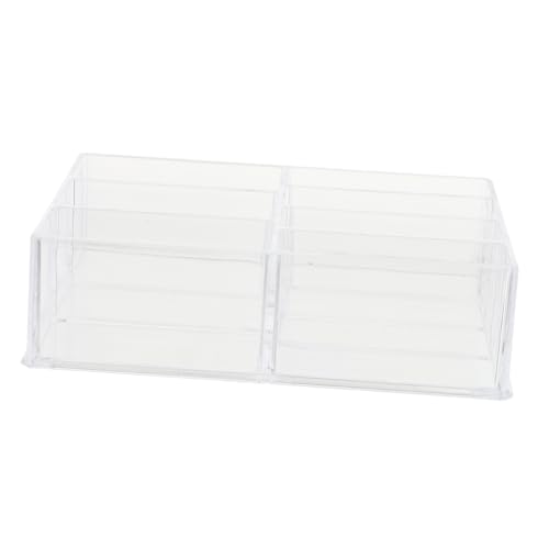 PENIKOKO Transparente Fächer Aufbewahrungsbox für Kosmetik Langlebiger Kunststoff Organizer Platzsparend für Make Up Lippenstift und Pinsel Umweltfreundlich und Bruchsicher PENIKOKO Transparente Fächer Aufbewahrungsbox für Kosmetik Langlebiger Kunststoff Organizer Platzsparend für Make Up Lippenstift und Pinsel Umweltfreundlich und Bruchsicher von PENIKOKO