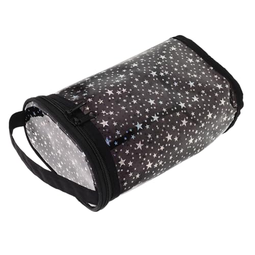 PENIKOKO Transparente Make Up Tasche Tragbar Wasserdicht Kulturbeutel Große Kapazität Kosmetik Aufbewahrungstasche Mit Reißverschluss Für Damen Und Herren Schwarz von PENIKOKO