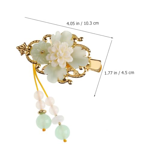 PENIKOKO Vintage Blüten Haarklammer für Damen Langlebige Haarspange Klassisches Haarschmuck Accessoire Geeignet für Hochzeiten Partys Geschenkidee für Frauen und Mädchen von PENIKOKO
