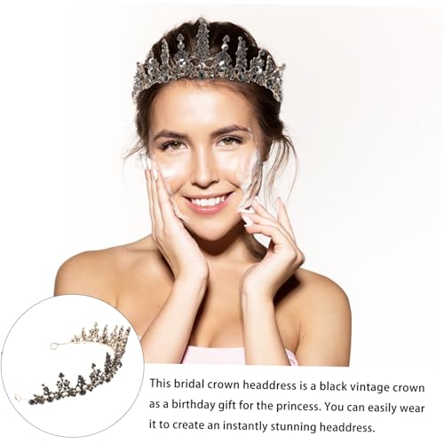 PENIKOKO Vintage Brautkrone Tiara aus Hochwertiger Robustes Filigranes Haarschmuck Accessoire für Hochzeit Party Fotoshooting Eleganter Kopfschmuck für Damen und Braut von PENIKOKO