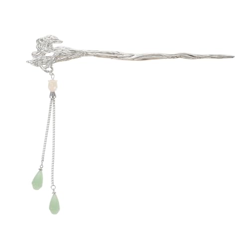 PENIKOKO Vintage Chinesischer Haarschmuck Haarnadel aus Zinklegierung und Acryl Langlebiger Haarstab für Damen Elegant Klassischer Haarstab für Hanfu und Traditionelles Styling von PENIKOKO