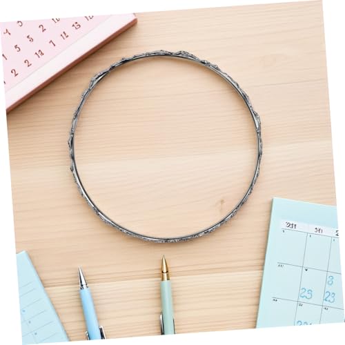 PENIKOKO Vintage Metall Haarreif mit Wellenmuster Rutschfester Crown Hair Hoop Minimalistischer Stil Design für Damen Geeignet für Make Up Tägliche Nutzung Party und Homewear von PENIKOKO
