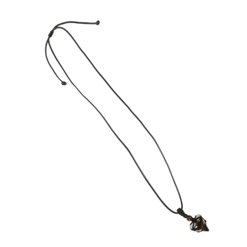 PENIKOKO Vintage Tigerauge Anhänger Halskette Damen Geflochtenes Seil Natürlicher Edelstein in Pyramidenform Langlebiger Schmuck Vielseitig Tragbar Einzigartiges Design für DIY und PENIKOKO Vintage Tigerauge Anhänger Halskette Damen Geflochtenes Seil Natürlicher Edelstein in Pyramidenform Langlebiger Schmuck Vielseitig Tragbar Einzigartiges Design für DIY und von PENIKOKO