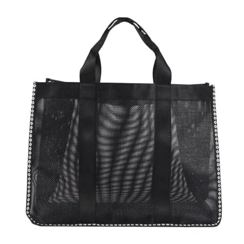 PENIKOKO Wasserdichte Mesh Reise und Strandtasche Große Kapazität Atmungsaktiv Mit Tragegriff Für Damen und Familie Alltag Outdoor von PENIKOKO