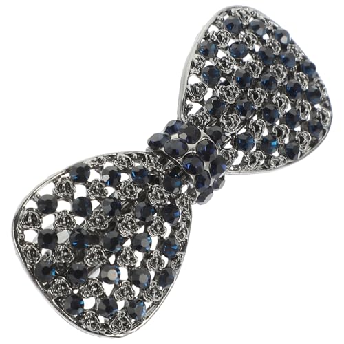 PENIKOKO Wasserdichter Haarklammer Schleife mit Strass Modischer Haarschmuck Damen Vintage Haarklammer für Hochzeit Geburtstag Brautjungfer Eleganter Haarclip für Mädchen und Frauen von PENIKOKO