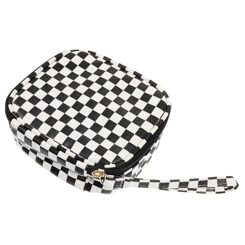 PENIKOKO wasserdichte PU Period Purse Damen Kleine Münzbörse mit Reißverschluss Kompakte Hygiene und Kosmetiktasche in Modischem Karomuster Praktische Aufbewahrung für Unterwegs PENIKOKO wasserdichte PU Period Purse Damen Kleine Münzbörse mit Reißverschluss Kompakte Hygiene und Kosmetiktasche in Modischem Karomuster Praktische Aufbewahrung für Unterwegs von PENIKOKO