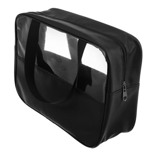PENIKOKO wasserdichte PVC Kosmetiktasche mit Tragegriff Transparente Große Kulturtasche Geräumiger Organizer Beutel für Reise und Alltag Durchsichtige Make Up und Waschtasche für Damen PENIKOKO wasserdichte PVC Kosmetiktasche mit Tragegriff Transparente Große Kulturtasche Geräumiger Organizer Beutel für Reise und Alltag Durchsichtige Make Up und Waschtasche für Damen von PENIKOKO