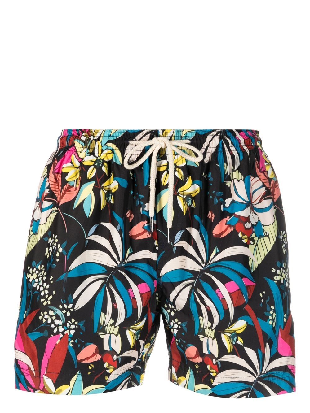 PENINSULA SWIMWEAR Badeshorts mit Blumen-Print - Blau von PENINSULA SWIMWEAR