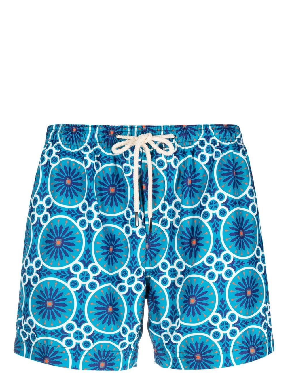 PENINSULA SWIMWEAR Badeshorts mit geometrischem Print - Blau von PENINSULA SWIMWEAR