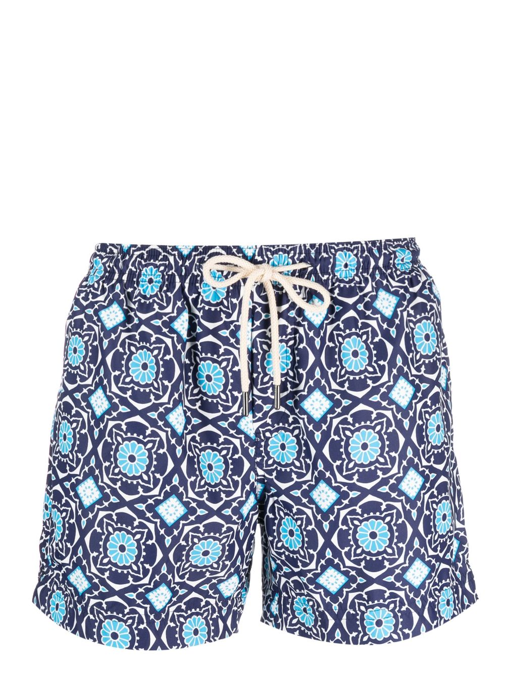 PENINSULA SWIMWEAR Badeshorts mit geometrischem Print - Blau von PENINSULA SWIMWEAR