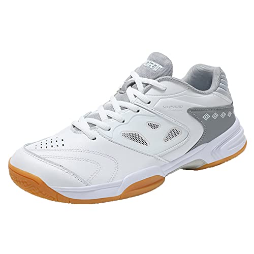 PENXZT Badminton -Schuhe Für Herren Erwachsene Innenplatzschuhe Atmungsaktiv Für Sportkürbis -Volleyball -Tennis Tischtennis,A,39 EU von PENXZT