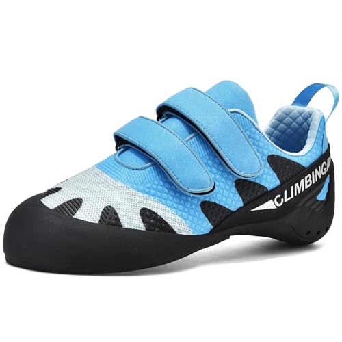 PENXZT Boulderschuhe Herren Damen Kletterschuhe Leichte Wanderstiefel Freizeit Training Sportschuhe für Anfänger FüR Indoor- Und Outdoor-Klettern,A,42 EU PENXZT Boulderschuhe Herren Damen Kletterschuhe Leichte Wanderstiefel Freizeit Training Sportschuhe für Anfänger FüR Indoor- Und Outdoor-Klettern,A,42 EU von PENXZT