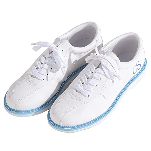 PENXZT Bowlingschuhe Herren Leder Lace Up Bowling Sneakers Leichte, Atmungsaktive Trainingsschuhe,Weiß,43 EU PENXZT Bowlingschuhe Herren Leder Lace Up Bowling Sneakers Leichte, Atmungsaktive Trainingsschuhe,Weiß,43 EU von PENXZT