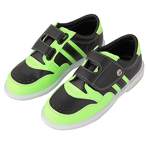PENXZT Bowlingschuhe Herren Magic Sticker Trainer Style Bowlingschuhe Leichte, Atmungsaktive Mode,A,33 EU PENXZT Bowlingschuhe Herren Magic Sticker Trainer Style Bowlingschuhe Leichte, Atmungsaktive Mode,A,33 EU von PENXZT