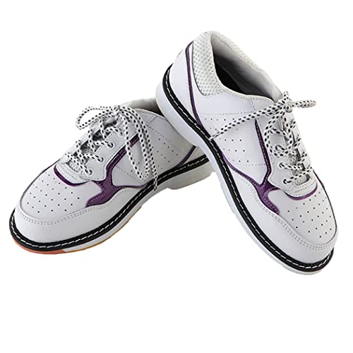 PENXZT Damen-Bowlingschuhe Atmungsaktive Bowling-Turnschuhe Für Damen,Weiß,39 EU von PENXZT