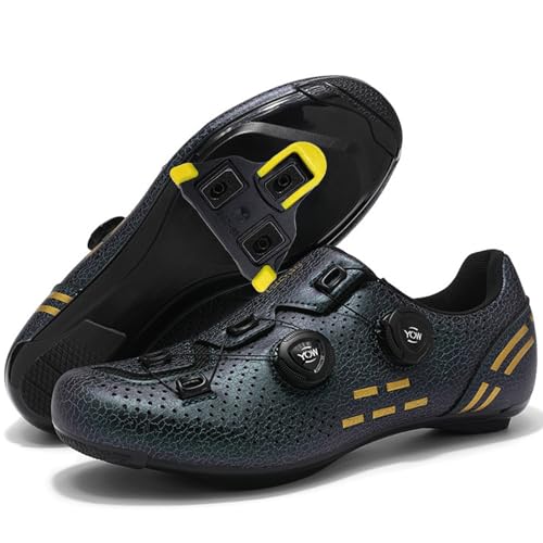PENXZT Fahrradschuhe Herren Damen, Rennradschuhe MTB Radschuhe Kompatibel mit Peloton Schuhen Look SPD SPD-SL Delta Lock Pedal Reitschuhe für Drinnen und Draußen,A,36 EU PENXZT Fahrradschuhe Herren Damen, Rennradschuhe MTB Radschuhe Kompatibel mit Peloton Schuhen Look SPD SPD-SL Delta Lock Pedal Reitschuhe für Drinnen und Draußen,A,36 EU von PENXZT