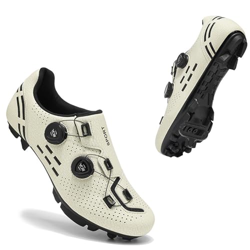 PENXZT Fahrradschuhe Herren Damen Radsportschuhe Mountainbike Schuhe Kompatible SPD 2 Schrauben mit Delta Lock Pedal Spin MTB Schuhe,A,38 EU PENXZT Fahrradschuhe Herren Damen Radsportschuhe Mountainbike Schuhe Kompatible SPD 2 Schrauben mit Delta Lock Pedal Spin MTB Schuhe,A,38 EU von PENXZT