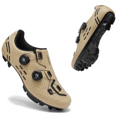 PENXZT Fahrradschuhe Herren Damen Radsportschuhe Mountainbike Schuhe Kompatible SPD 2 Schrauben mit Delta Lock Pedal Spin MTB Schuhe,B,41 EU PENXZT Fahrradschuhe Herren Damen Radsportschuhe Mountainbike Schuhe Kompatible SPD 2 Schrauben mit Delta Lock Pedal Spin MTB Schuhe,B,41 EU von PENXZT