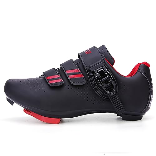 PENXZT Fahrradschuhe Herren Damen Rennradschuhe Schuhe Kompatibel mit Peloton SPD ARC Look Delta Cleats Radsport Fahrradschuhe,D,44 EU von PENXZT