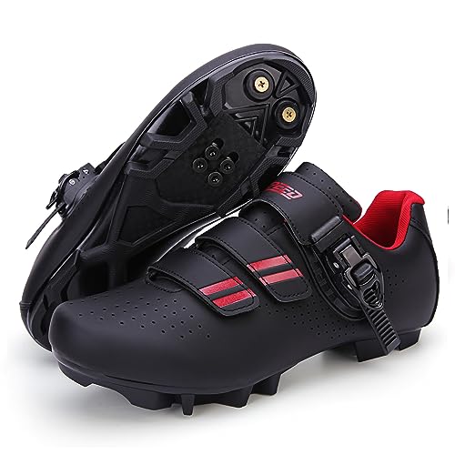 PENXZT Fahrradschuhe MTB Schuhe Atmungsaktive Radsportschuhe kompatibel mit SPD & Look Delta Mountain Bicycle Schuhe,B,43 EU PENXZT Fahrradschuhe MTB Schuhe Atmungsaktive Radsportschuhe kompatibel mit SPD & Look Delta Mountain Bicycle Schuhe,B,43 EU von PENXZT