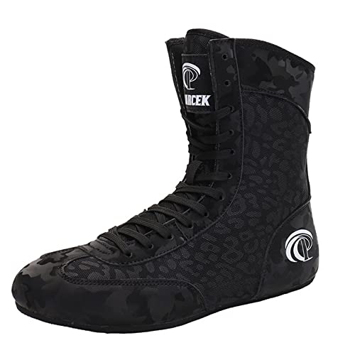 PENXZT Herren Damen Boxschuhe Leichte Atmungsaktive Wrestling Schuhe Bodybuilding Boxstiefel,B,39 EU von PENXZT