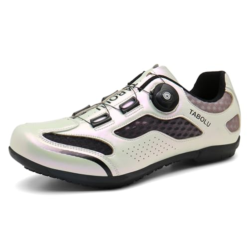 PENXZT Herren Fahrradschuhe Radsportschuhe MTB Schuhe Rennrad Fahrradschuhe Schlossfreie Mountainbike Schuhe Flat ohne,Silber,44 EU PENXZT Herren Fahrradschuhe Radsportschuhe MTB Schuhe Rennrad Fahrradschuhe Schlossfreie Mountainbike Schuhe Flat ohne,Silber,44 EU von PENXZT
