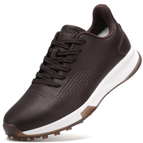 PENXZT Herren Golfschuhe Professionelle Spikeless Golfer Trainings-Sneakers Outdoor Anti-Rutsch-Wanderschuhe,Braun,39 EU PENXZT Herren Golfschuhe Professionelle Spikeless Golfer Trainings-Sneakers Outdoor Anti-Rutsch-Wanderschuhe,Braun,39 EU von PENXZT