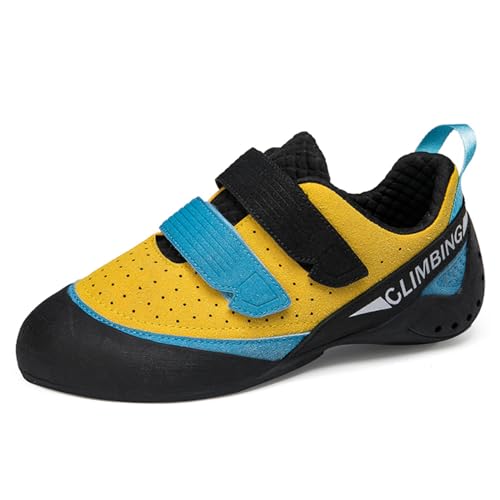 PENXZT Kletterschuhe für Frauen Kinder Sport Bouldering -Schuhe für Innenanfänger Fitnessstudio,B,38 EU von PENXZT