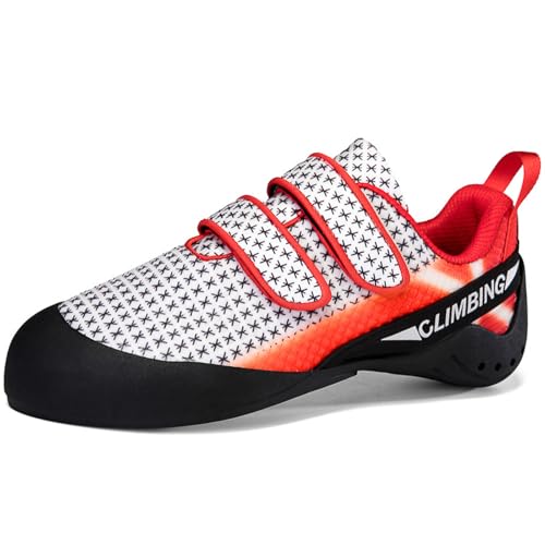 PENXZT Kletterschuhe für Herren Damen Indoor Anfänger Klettern Bouldern Trainingsschuhe mit Doppelriemenverschluss,A,35 EU PENXZT Kletterschuhe für Herren Damen Indoor Anfänger Klettern Bouldern Trainingsschuhe mit Doppelriemenverschluss,A,35 EU von PENXZT
