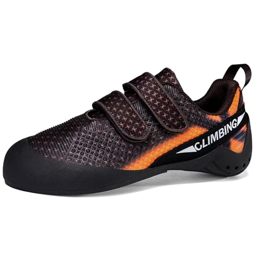 PENXZT Kletterschuhe für Herren Damen Indoor Anfänger Klettern Bouldern Trainingsschuhe mit Doppelriemenverschluss,B,44 EU PENXZT Kletterschuhe für Herren Damen Indoor Anfänger Klettern Bouldern Trainingsschuhe mit Doppelriemenverschluss,B,44 EU von PENXZT