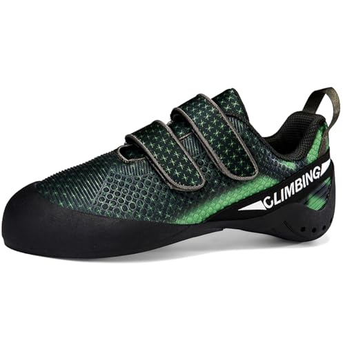 PENXZT Kletterschuhe für Herren Damen Indoor Anfänger Klettern Bouldern Trainingsschuhe mit Doppelriemenverschluss,F,39 EU PENXZT Kletterschuhe für Herren Damen Indoor Anfänger Klettern Bouldern Trainingsschuhe mit Doppelriemenverschluss,F,39 EU von PENXZT