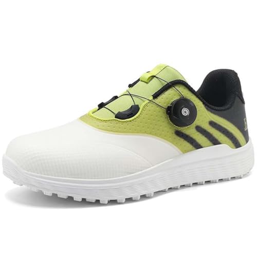 PENXZT Männer Golf Schuhe mit drehknopf Outdoor Golf Sneakers Golfer Wanderschuhe Größe Plus,A,44 EU PENXZT Männer Golf Schuhe mit drehknopf Outdoor Golf Sneakers Golfer Wanderschuhe Größe Plus,A,44 EU von PENXZT