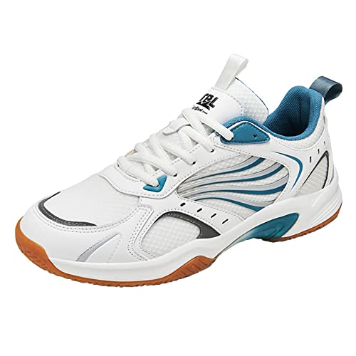 PENXZT Männerbadmintonschuhe Tischtennis Trainer Leichte Sportliche Fitness-Indoor-Turnschuhe Nicht Rutschlos Unisex,B,39 EU von PENXZT