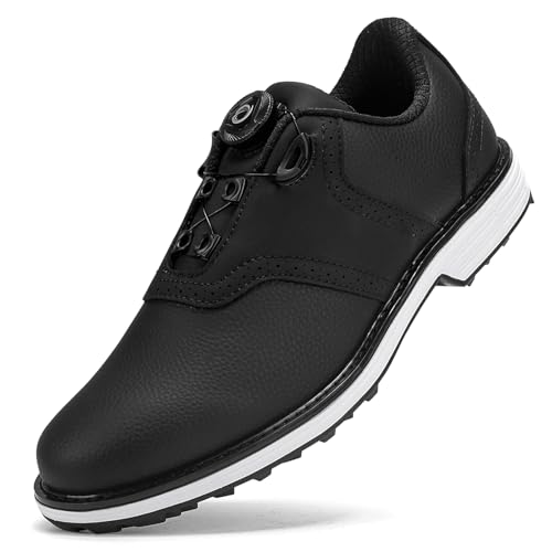 PENXZT Professionelle Golfschuhe für Herren, atmungsaktiv, spikelose Golf-Sneaker, wasserdicht, rutschfest,C,44 EU von PENXZT