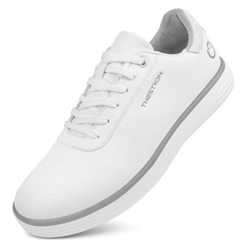 PENXZT Professionelle Herren Golf Schuhe wasserdichte Spikeless Outdoor Golf Sport Training,A,44 EU von PENXZT