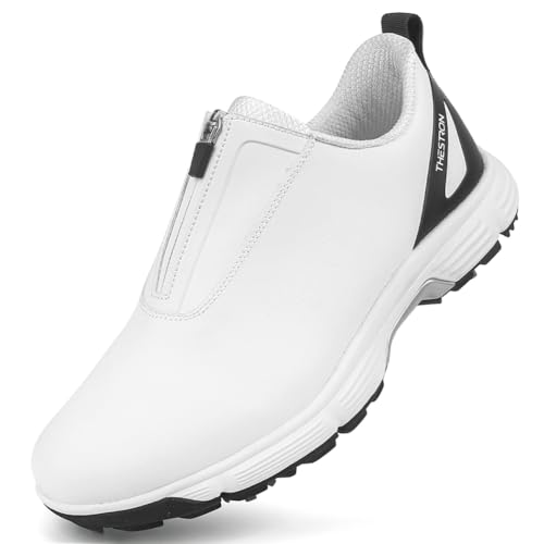 PENXZT Spikeless Golfschuhe Herren Nagellose Sohle Leichte wasserdichte Golfschuhe für Golfer im Freien,B,49 EU von PENXZT