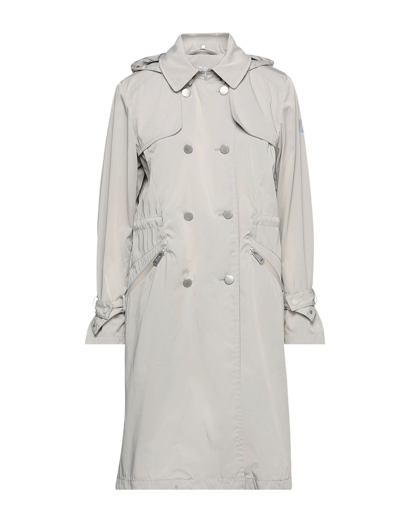 PEOPLE OF SHIBUYA Jacke, Mantel & Trenchcoat Damen Hellgrau von PEOPLE OF SHIBUYA