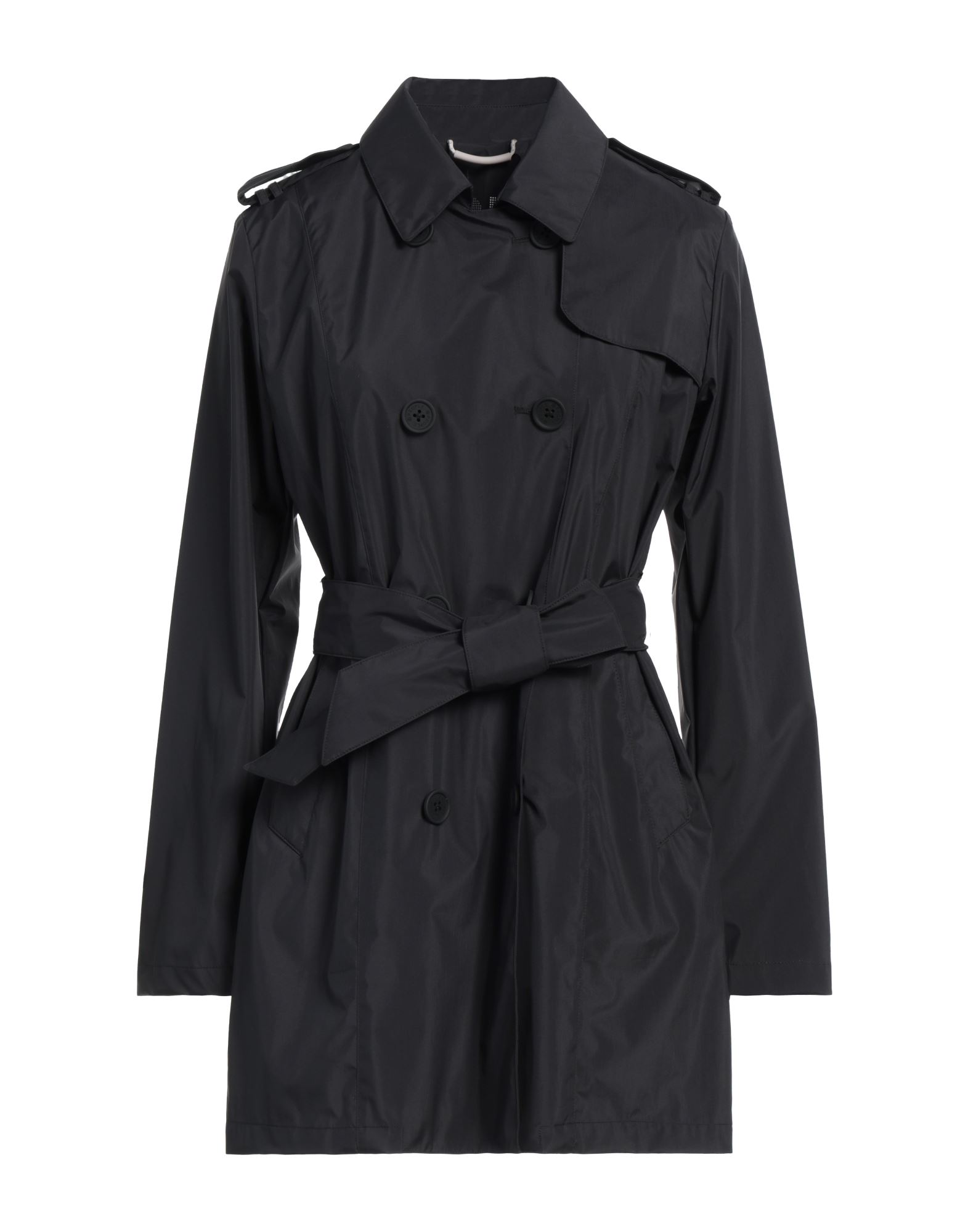 PEOPLE OF SHIBUYA Jacke, Mantel & Trenchcoat Damen Schwarz von PEOPLE OF SHIBUYA