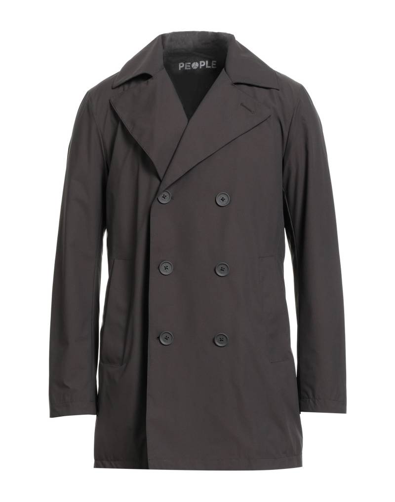 PEOPLE OF SHIBUYA Jacke, Mantel & Trenchcoat Herren Dunkelbraun von PEOPLE OF SHIBUYA